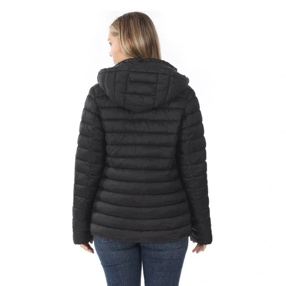 Women’s Black Puffer Jacket XL - Picture 9 of 13